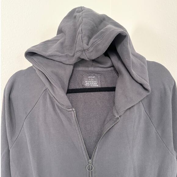 Aerie Weekend Jumpsuit Long Sleeve With Hood Gray Large - Picture 5 of 7